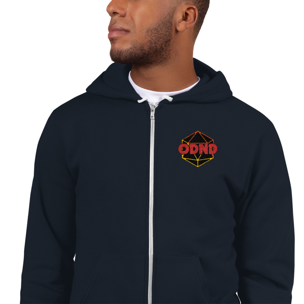 Embroidered Odnd Logo Hoodie Sweater Of Dice And Dens Merch Shop 