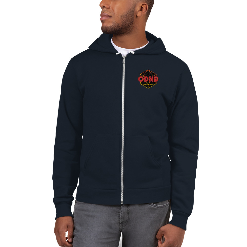 Embroidered Odnd Logo Hoodie Sweater Of Dice And Dens Merch Shop 